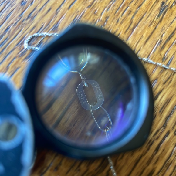 14k Diamond Heat Necklace - Picture 5 of 11